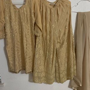 Sharara suit kammez length 37 chest 38 waist 16 hip 18 sharara length 41